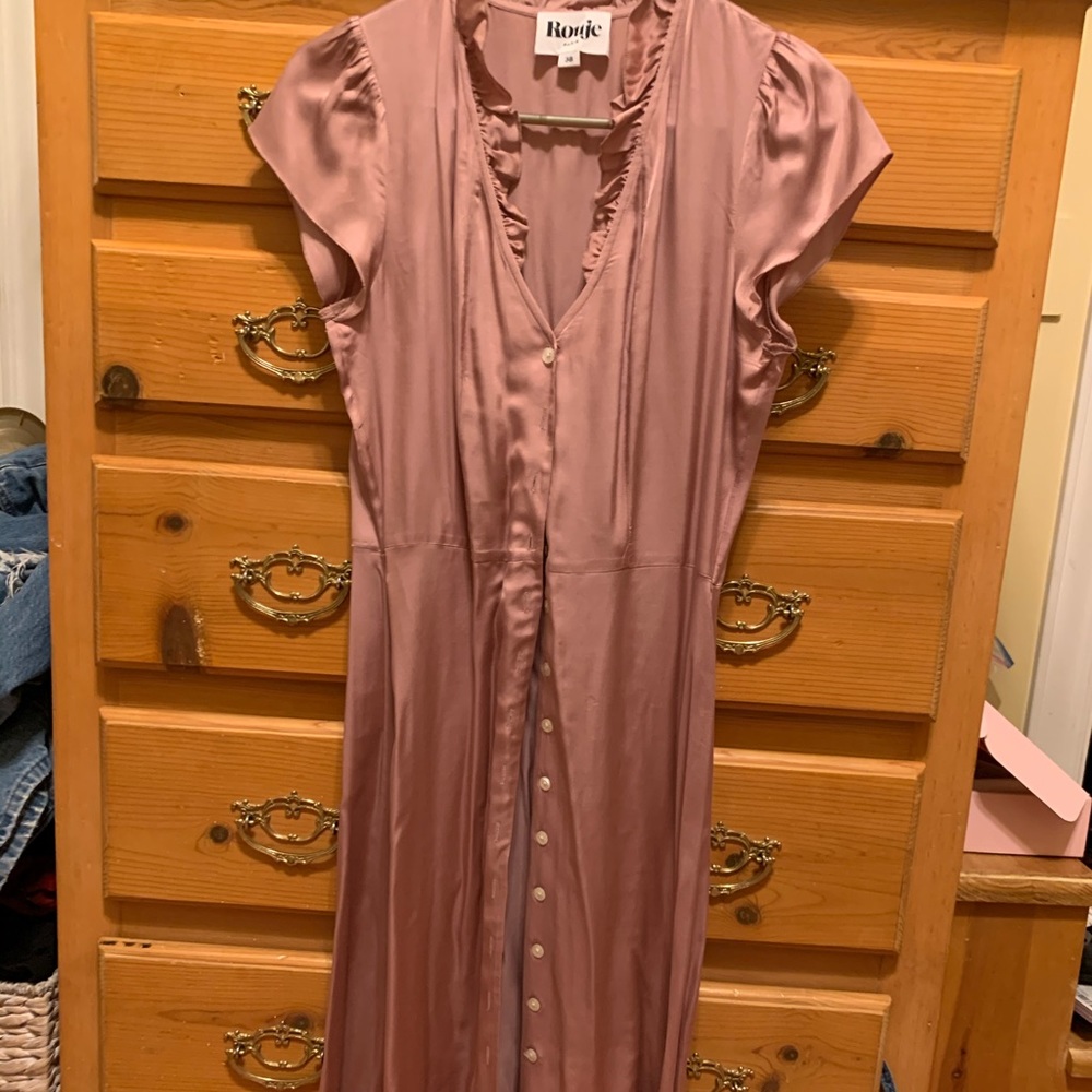 Rouje pink viscose dress